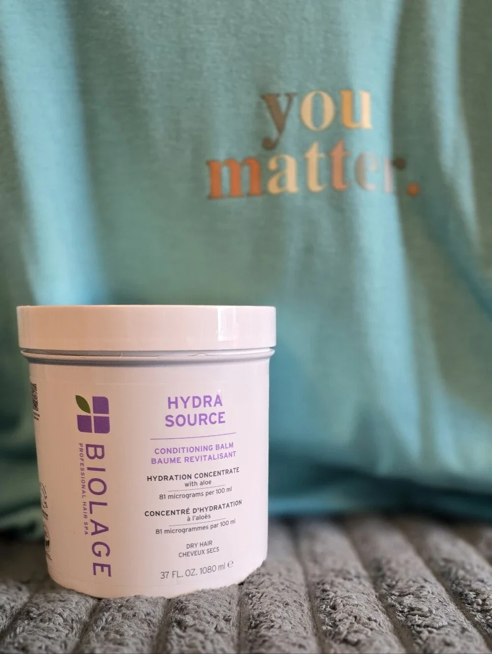Hydra Source Conditioning Balm - White; Jumbo, Opened/tried.
